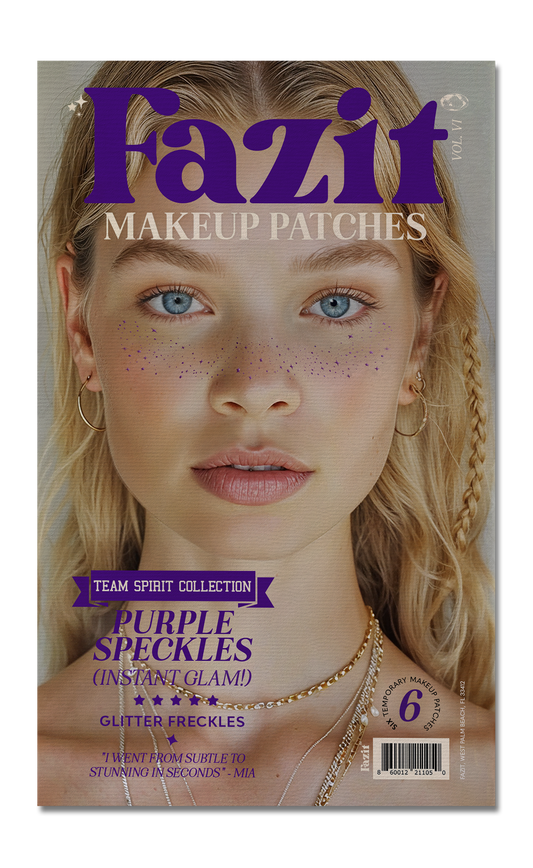 purple speckles