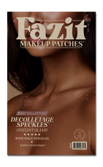 Rose Decolletage Glitter Makeup Patches