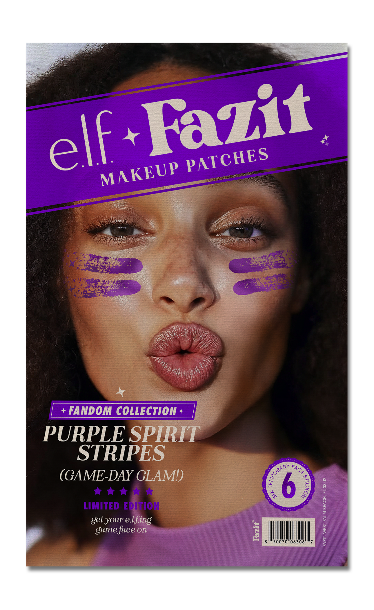 purple elf spirit stripes