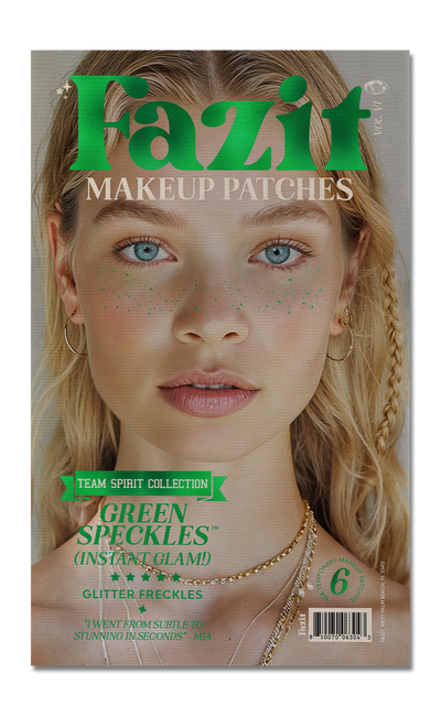 Green Spirit Speckles Makeup Patches - Team Spirit Collection