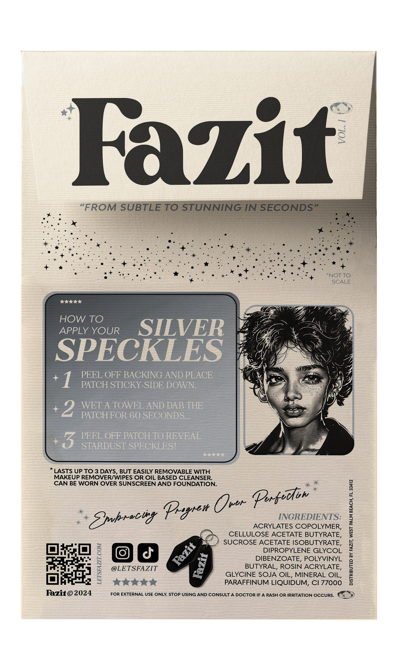 Silver speckles