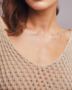 Silver Decolletage Glitter Makeup Patches