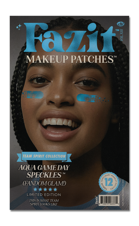 Aqua Game Day Speckles