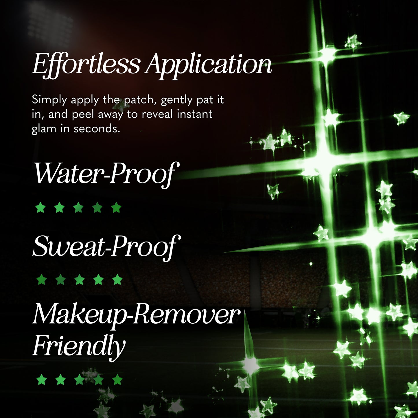 Green stardust speckles