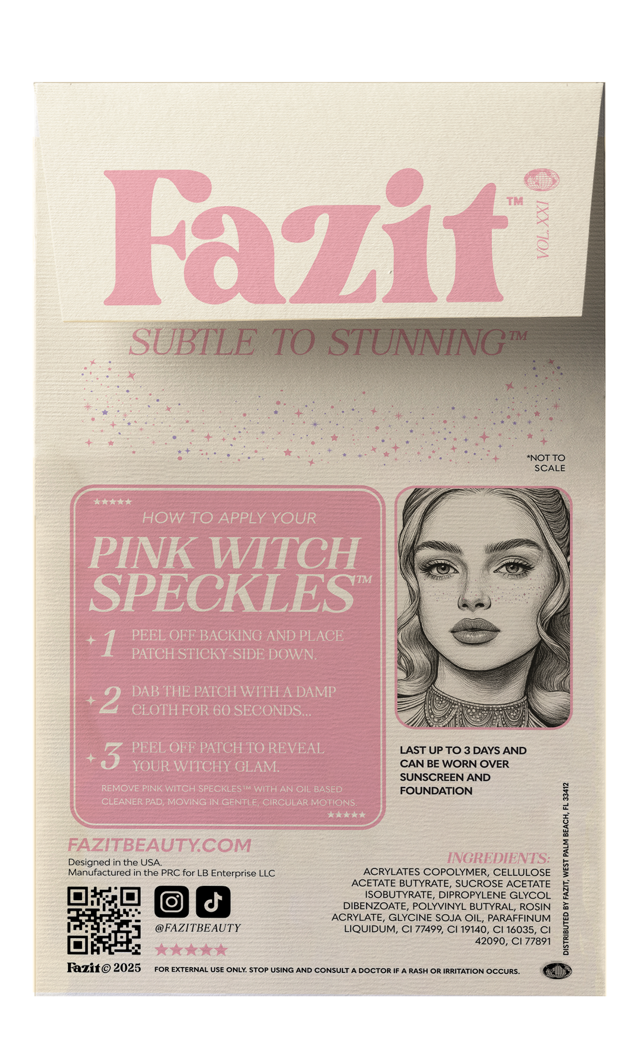 Wicked Pink Witch Speckles