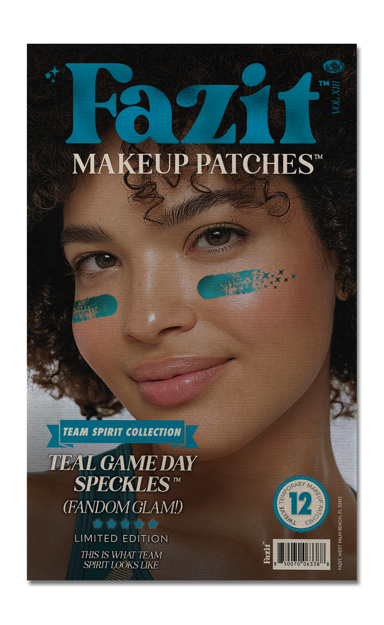 Teal Game Day Speckles