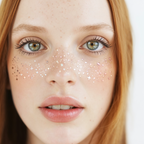 Rose Gold Glitter Freckles Makeup Patches